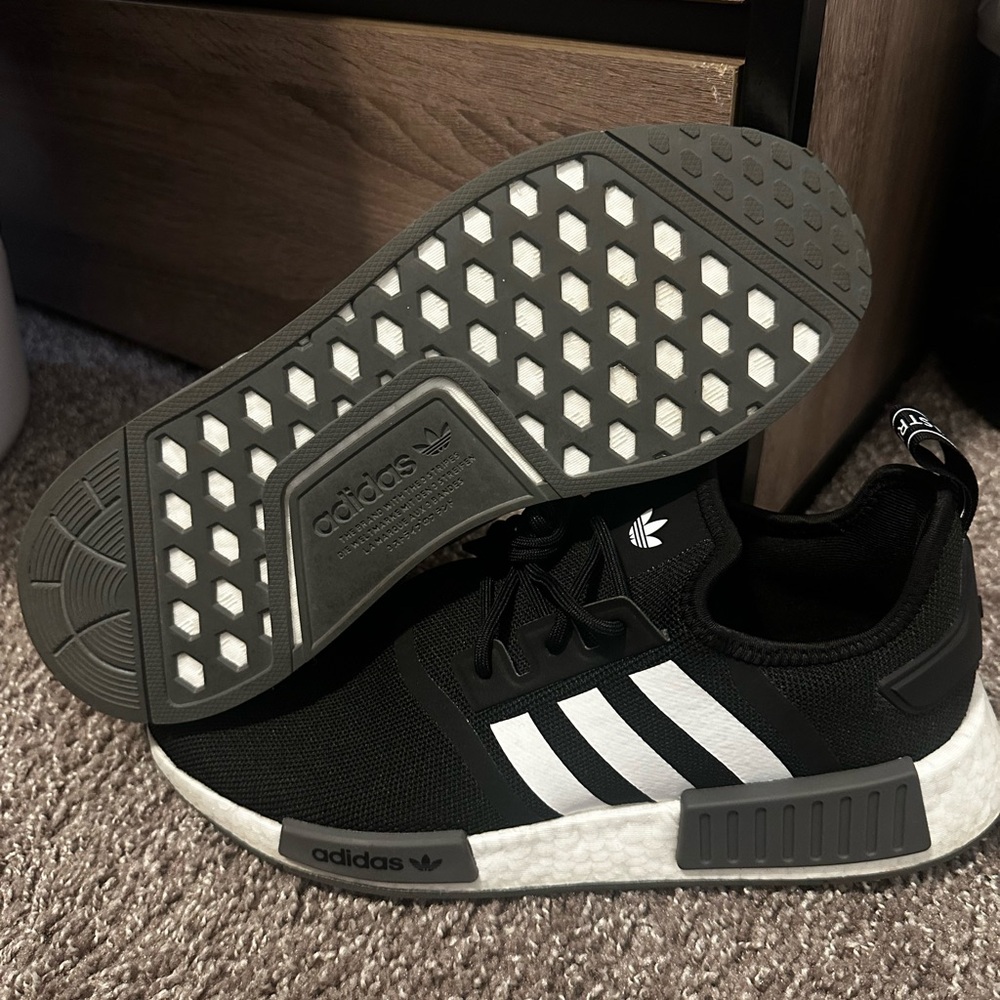 Adidas Black and White Sneakers